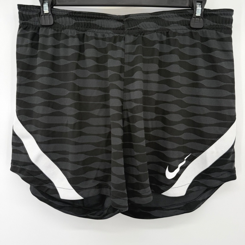 Nike Athletic Shorts Mens L Black CW6095-010 Dri-FIT Soccer Wave Performance